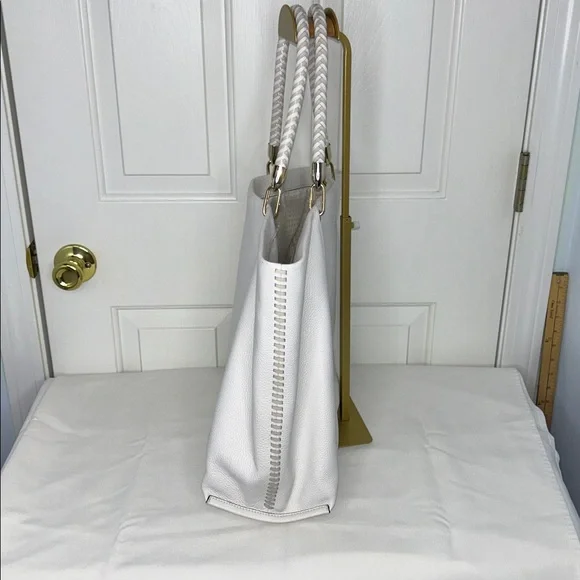 Kate Spade Hampton Road White Leather Tote Bag GUC - Picture 11 of 14